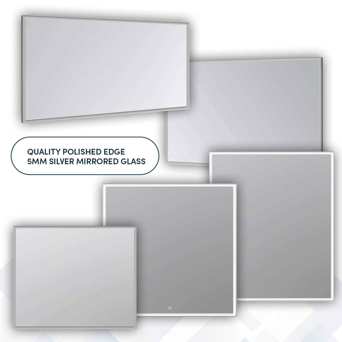 Aquadom Edge 20" x 32" LED Lighted Mirror - E-2032-N