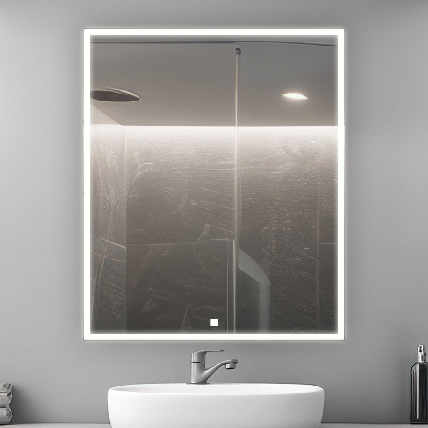 Aquadom Edge 24" x 32" LED Lighted Mirror - E-2432-N