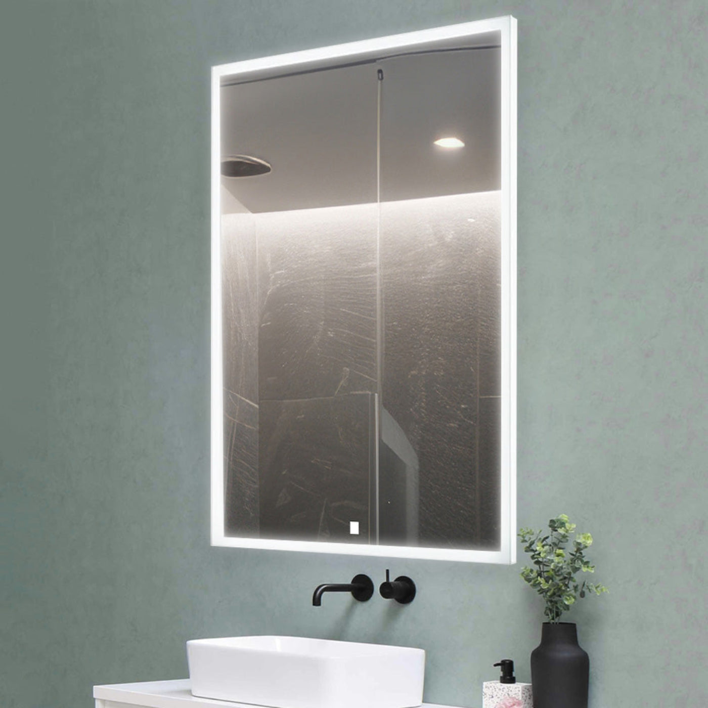Aquadom Edge 24" x 32" LED Lighted Mirror - E-2432-N