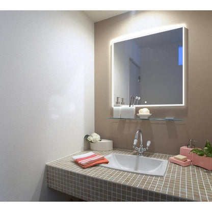 Aquadom Edge 30" x 32" LED Lighted Mirror  - E-3032-N