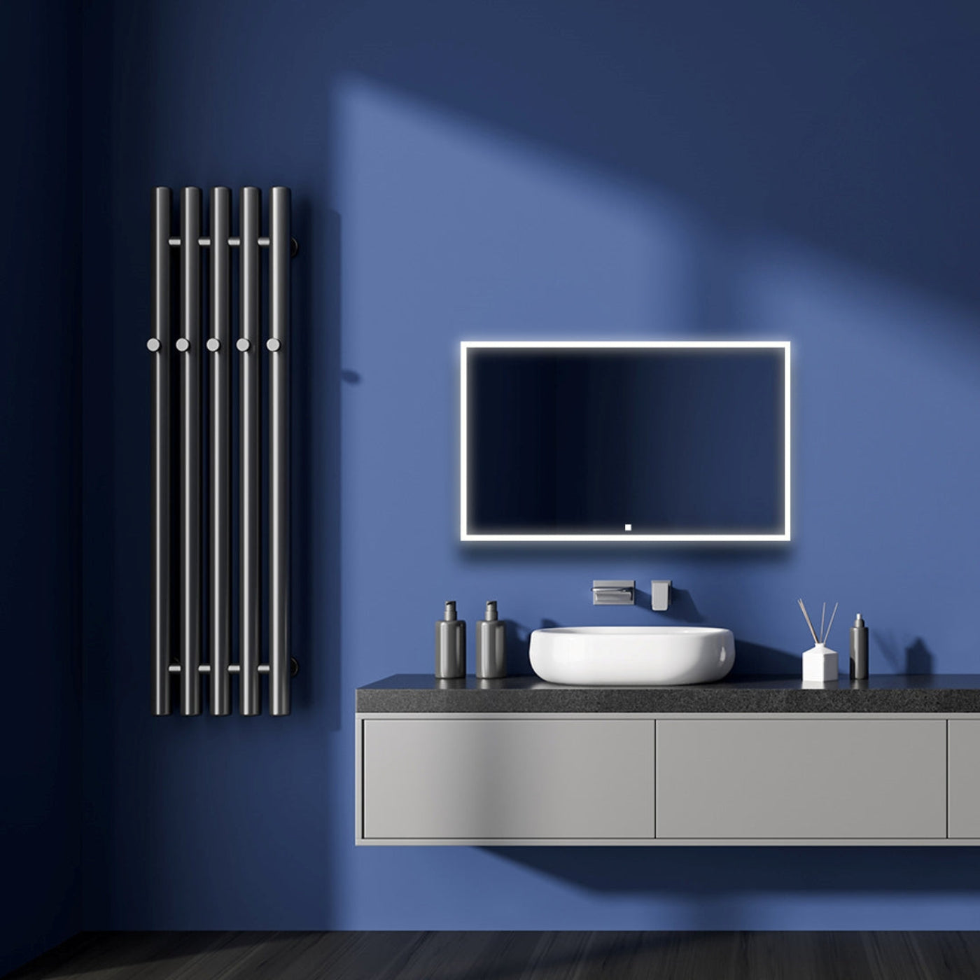Aquadom Edge 40" x 32" LED Lighted Mirror - E-4032-N
