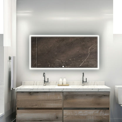Aquadom Edge 72" x 32" LED Lighted Mirror - E-7232-N