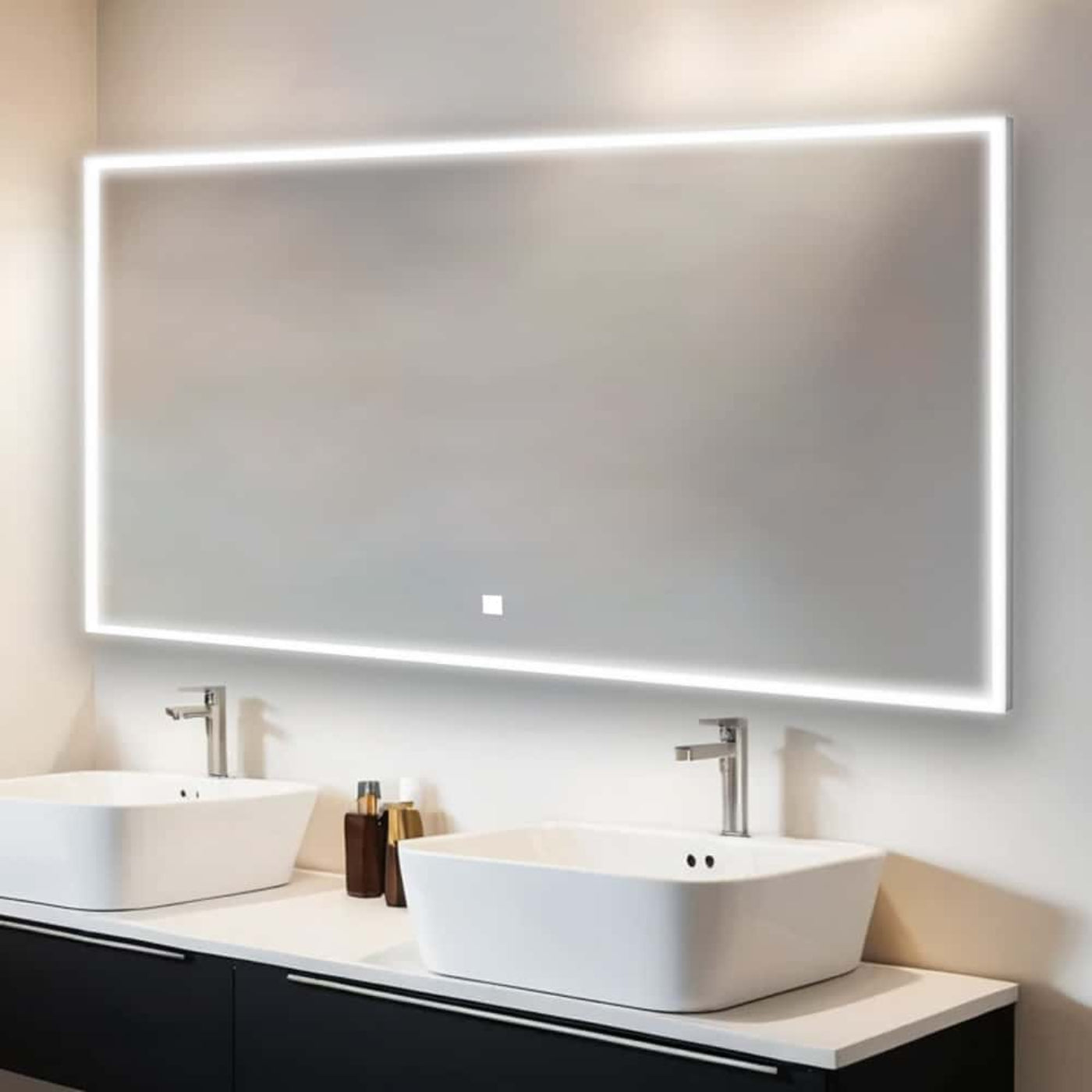 Aquadom Edge 72" x 32" LED Lighted Mirror - E-7232-N