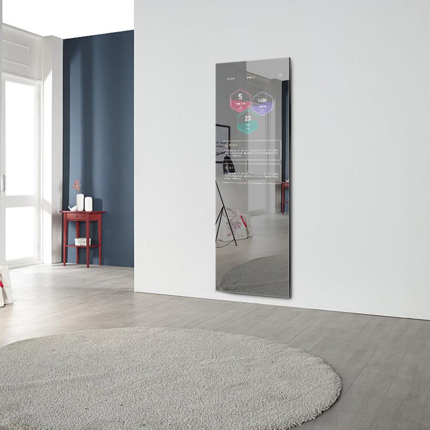 Aquadom Energy 18" X 48" Smart Fitness Mirror - NRG-1848