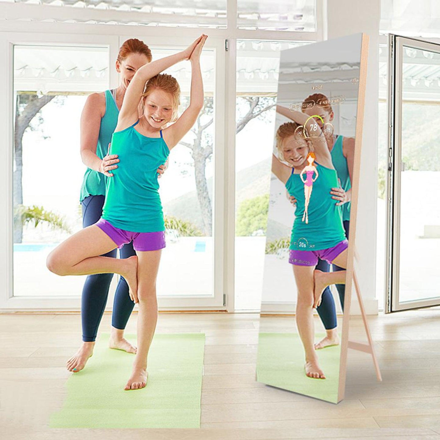 Aquadom Energy 18" X 48" Smart Fitness Mirror - NRG-1848