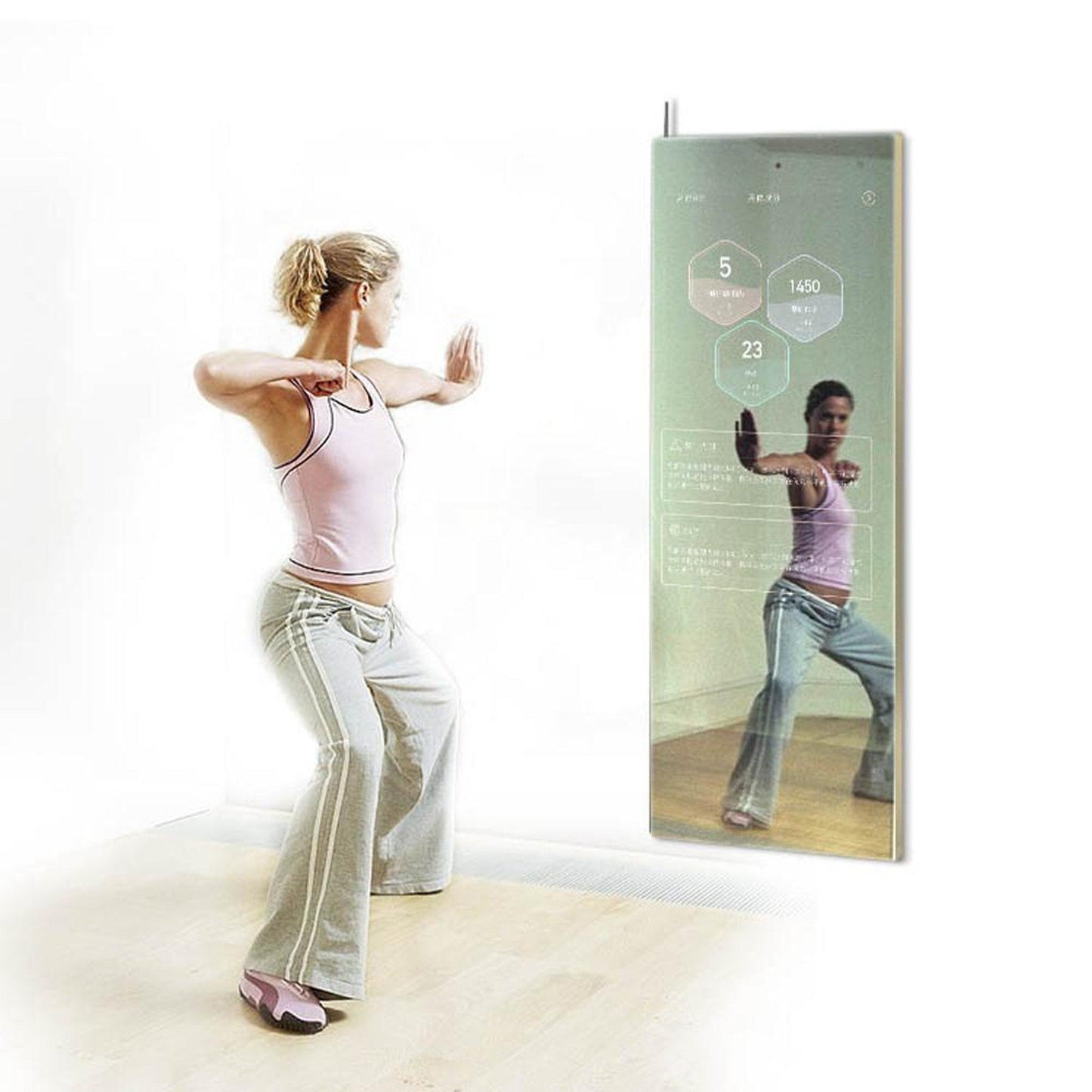 Aquadom Energy 18" X 48" Smart Fitness Mirror - NRG-1848
