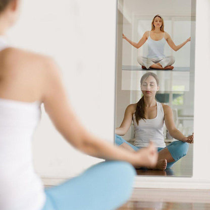 Aquadom Energy 18" X 48" Smart Fitness Mirror With 5MP HD Camera and Body Fat Scale - NRG-1848-HD-BFS
