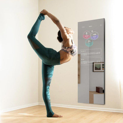 Aquadom Energy 24" X 71" Smart Fitness Mirror With 5MP HD Camera and Body Fat Scale - NRG-2471-HD-BFS