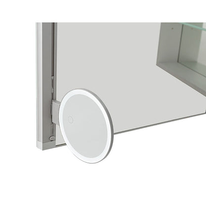 Aquadom Royal  60" x 30" Triple Door Medicine Cabinet With 3x LED Magnifying Mirror - R3-6030E