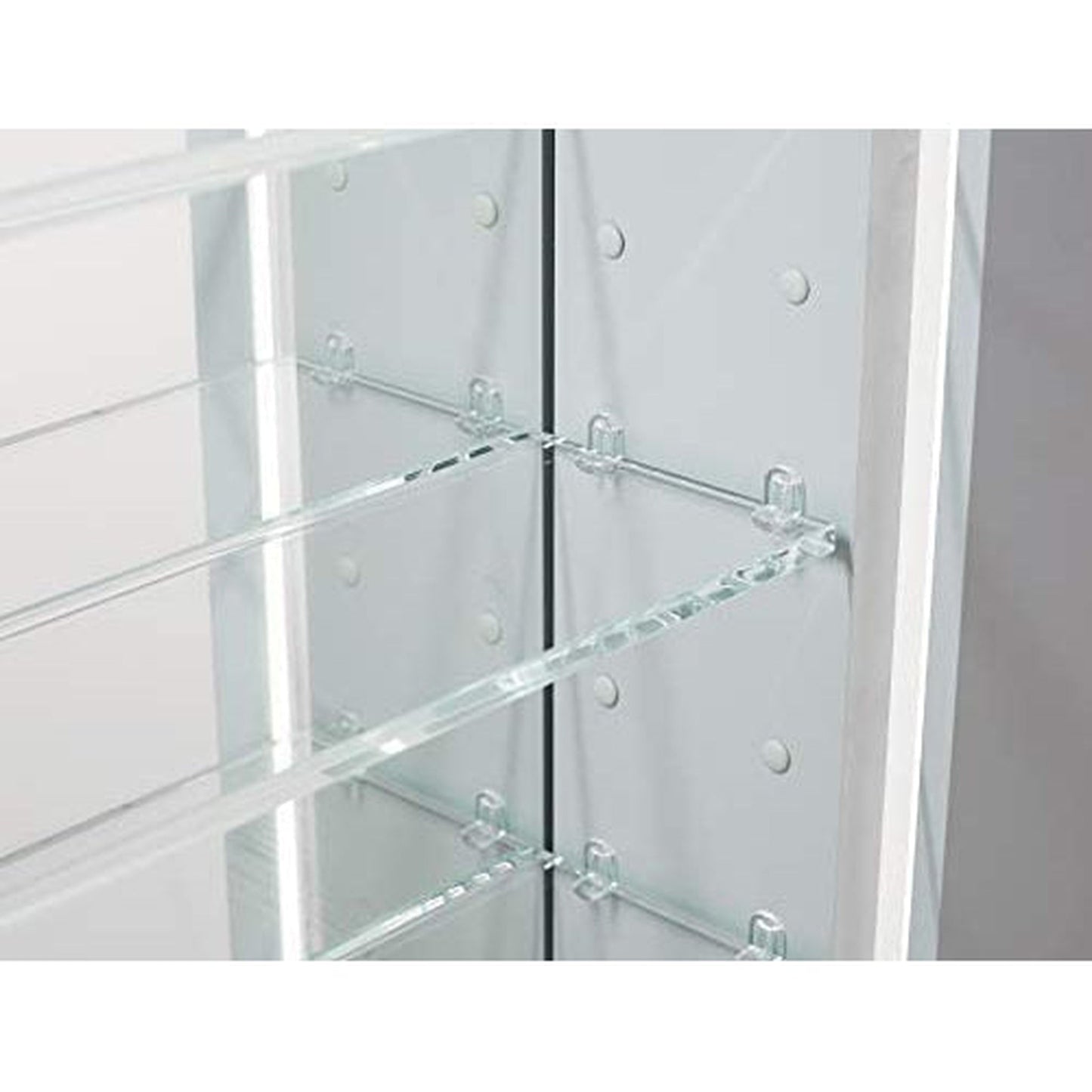 Aquadom Royale 15" x 30" Rectangle Recessed or Surface Mount Single Door Bathroom Medicine Cabinet - R-1530