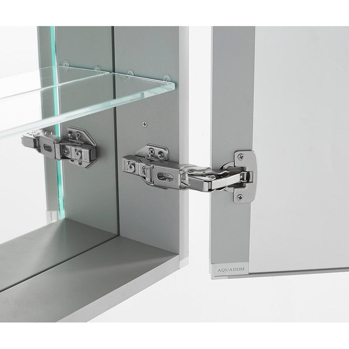 Aquadom Royale 24" x 30" Rectangle Recessed or Surface Mount Single Door Bathroom Medicine Cabinet - R-2430