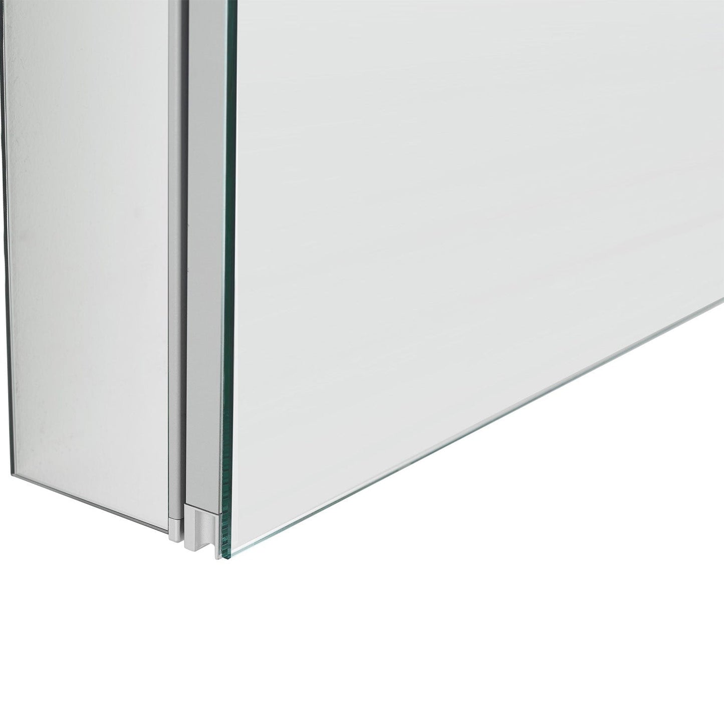 Aquadom Royale 30" x 30" Square Recessed or Surface Mount Bi-View Door Bathroom Medicine Cabinet - R-3030E