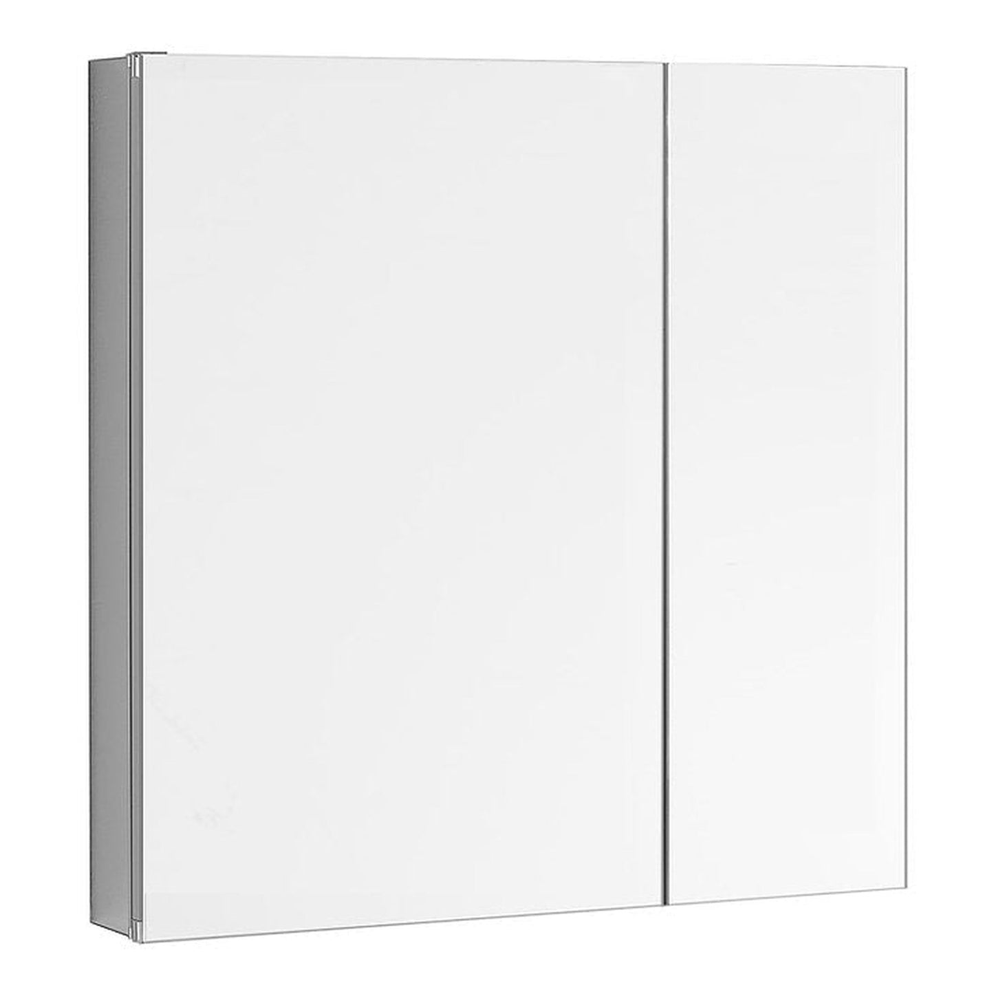 Aquadom Royale 30" x 30" Square Recessed or Surface Mount Bi-View Door Bathroom Medicine Cabinet - R-3030E