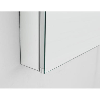 Aquadom Royale 36" x 36" Square Double-Door Recessed or Surface Mount Medicine Cabinet - R-3636E-N