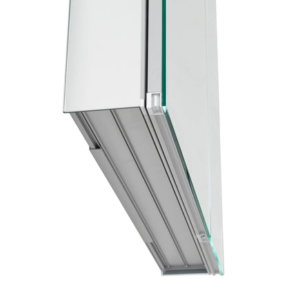 Aquadom Royale 48" x 30" Rectangle Recessed or Surface Mount Bi-View Bathroom Medicine Cabinet - R-4830E