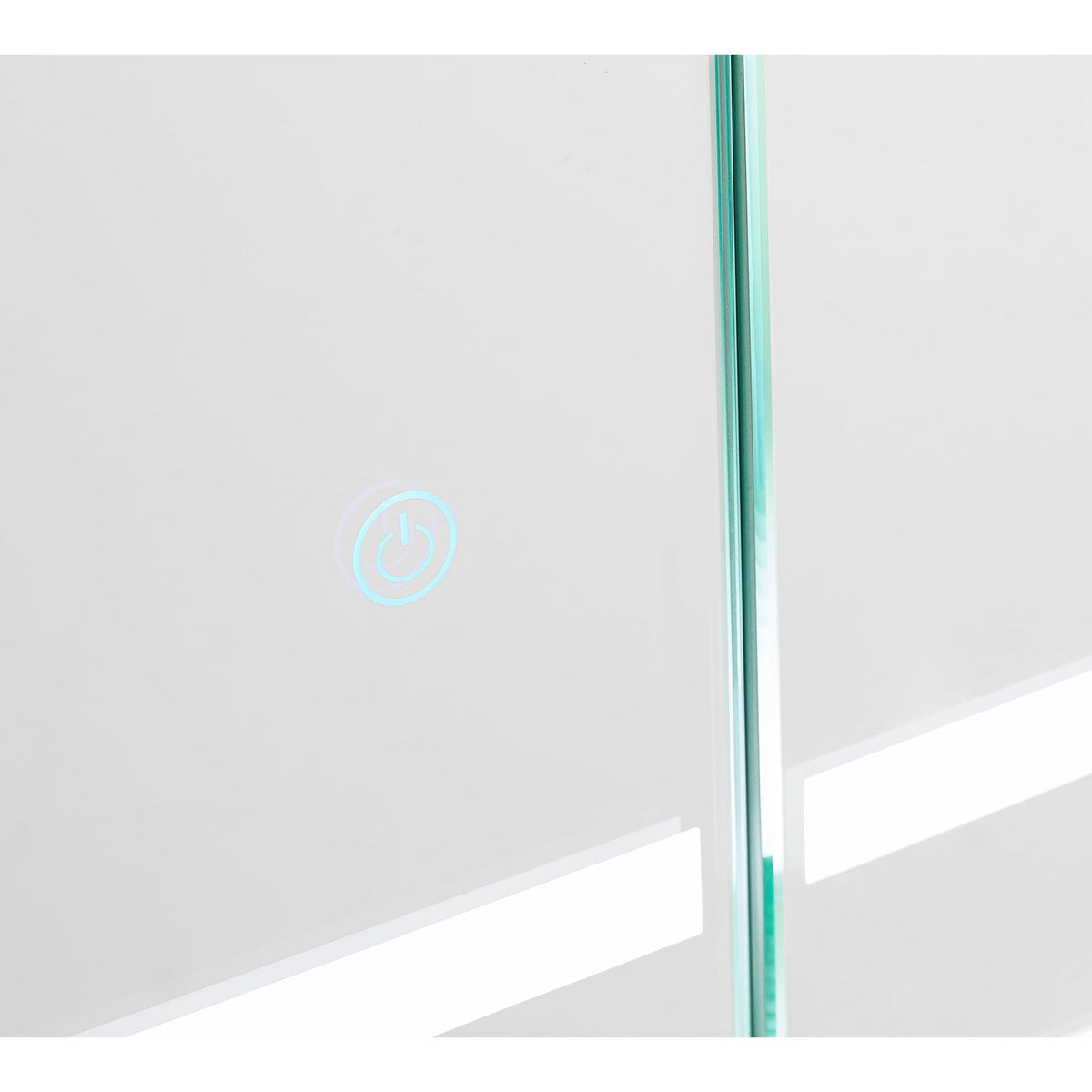 Aquadom Royale Plus 40" x 36" Rectangle Recessed or Surface Mount Bi-View LED Lighted Bathroom Medicine Cabinet With Defogger, Electrical Outlet, Magnifying Mirror - RP-4036-N