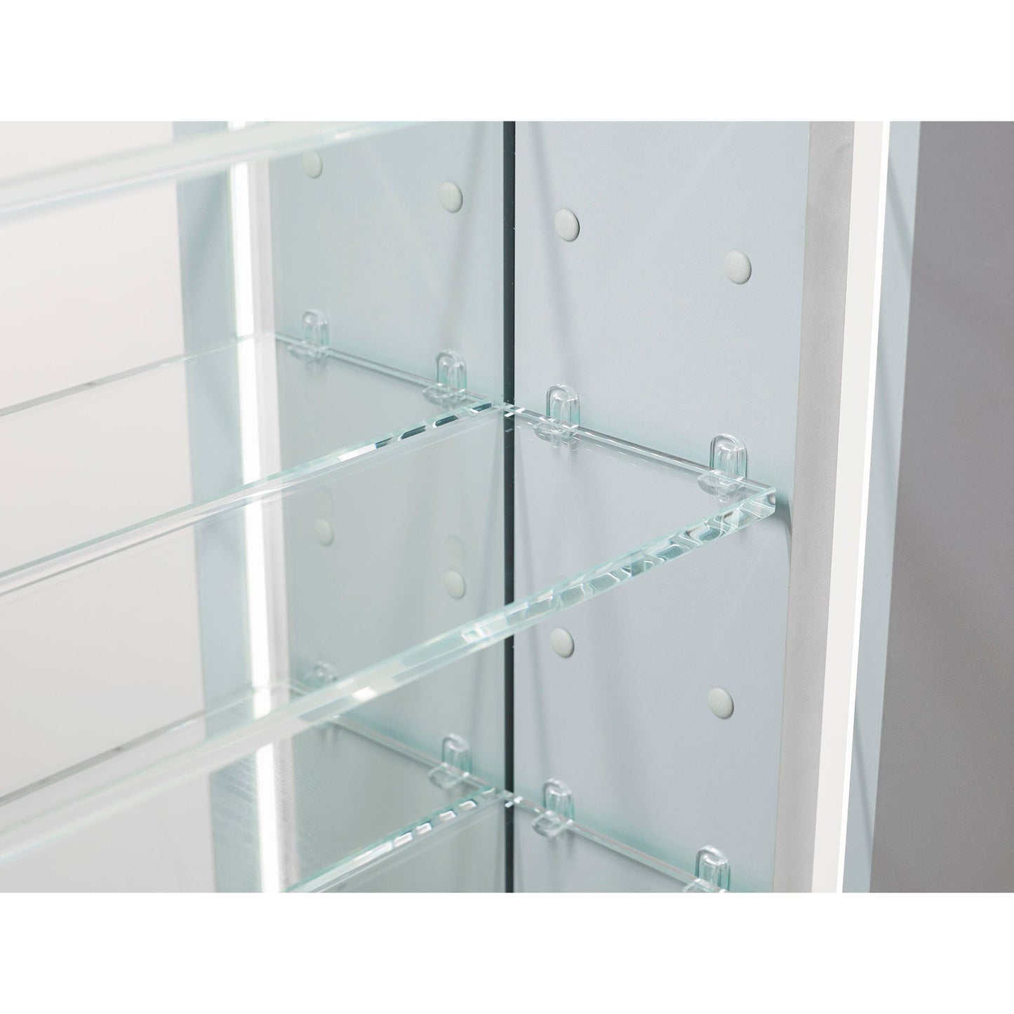Aquadom Royale Plus 48" x 30" LED Lighted Medicine Cabinet With Defogger, Integrated LED 3X Magnifying Mirror and Electrical Outlet With USB - RP3-4830-N
