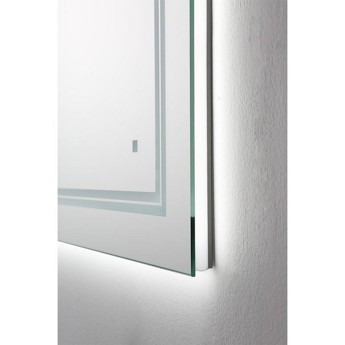 Aquadom SOHO 48" x 30" Rectangular Ultra-Slim Frame LED Lighted Bathroom Mirror With Defogger - S-4830-N