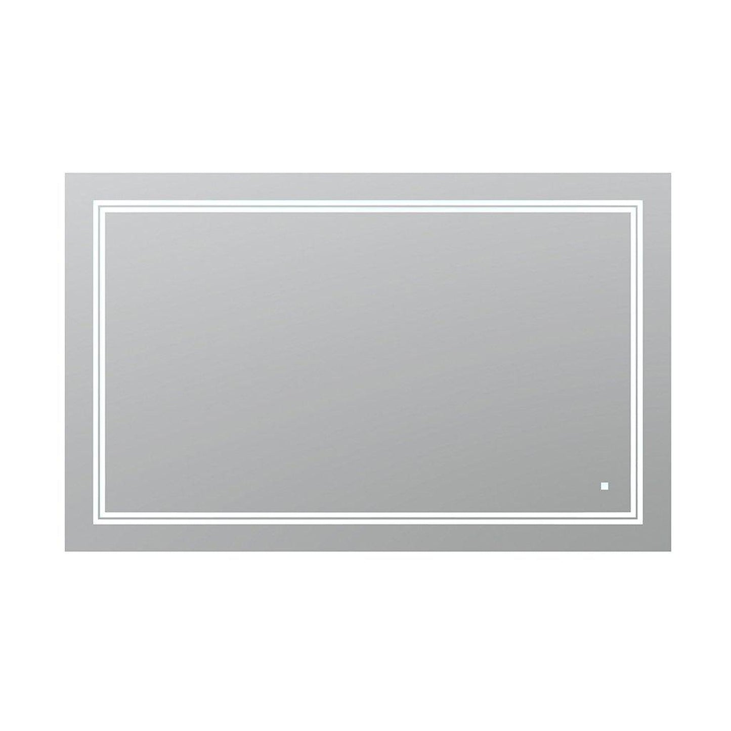 Aquadom SOHO 48" x 30" Rectangular Ultra-Slim Frame LED Lighted Bathroom Mirror With Defogger - S-4830-N