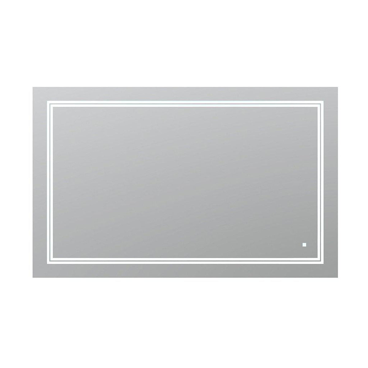 Aquadom SOHO 48" x 36" Rectangular Ultra-Slim Frame LED Lighted Bathroom Mirror With Defogger - S-4836-N