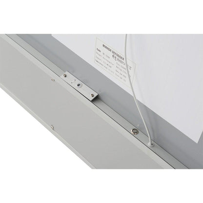 Aquadom SOHO 72" x 36" Rectangular Ultra-Slim Frame LED Lighted Bathroom Mirror With Defogger - S-7236-N