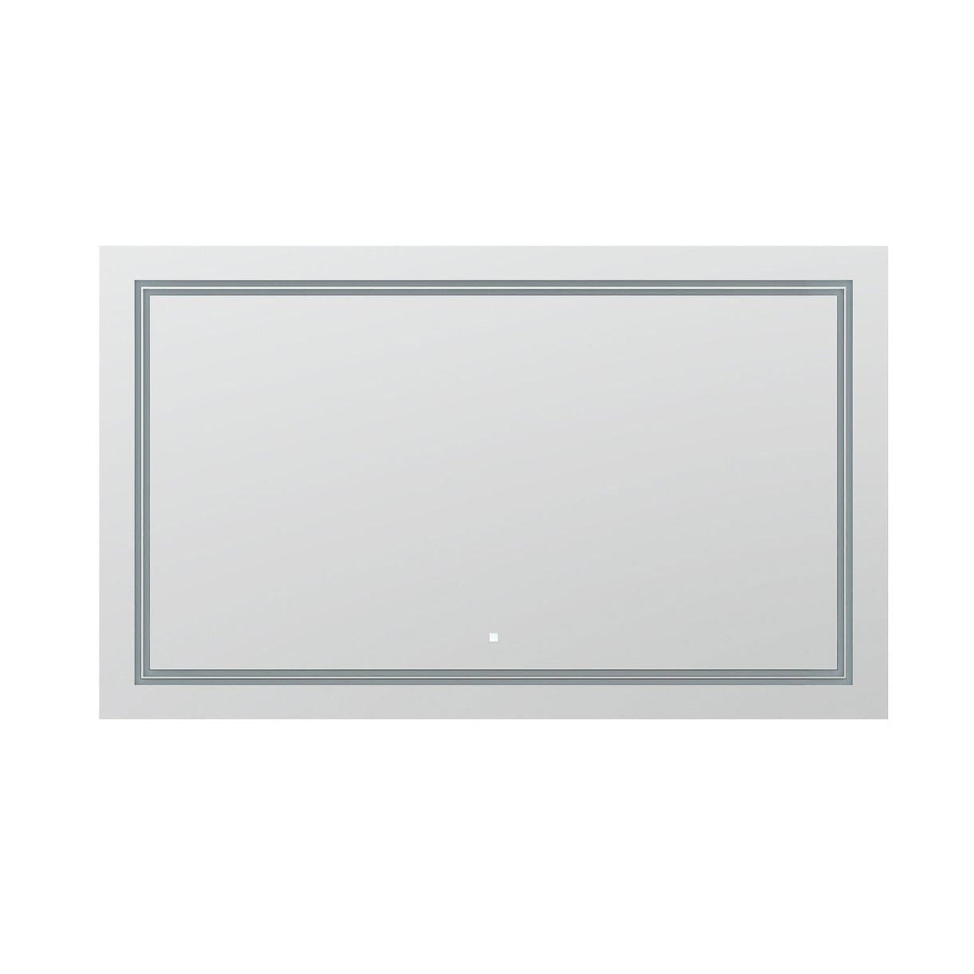 Aquadom SOHO 96" x 36" Rectangle Ultra-Slim Frame LED Lighted Bathroom Mirror With Defogger - S-9636-N