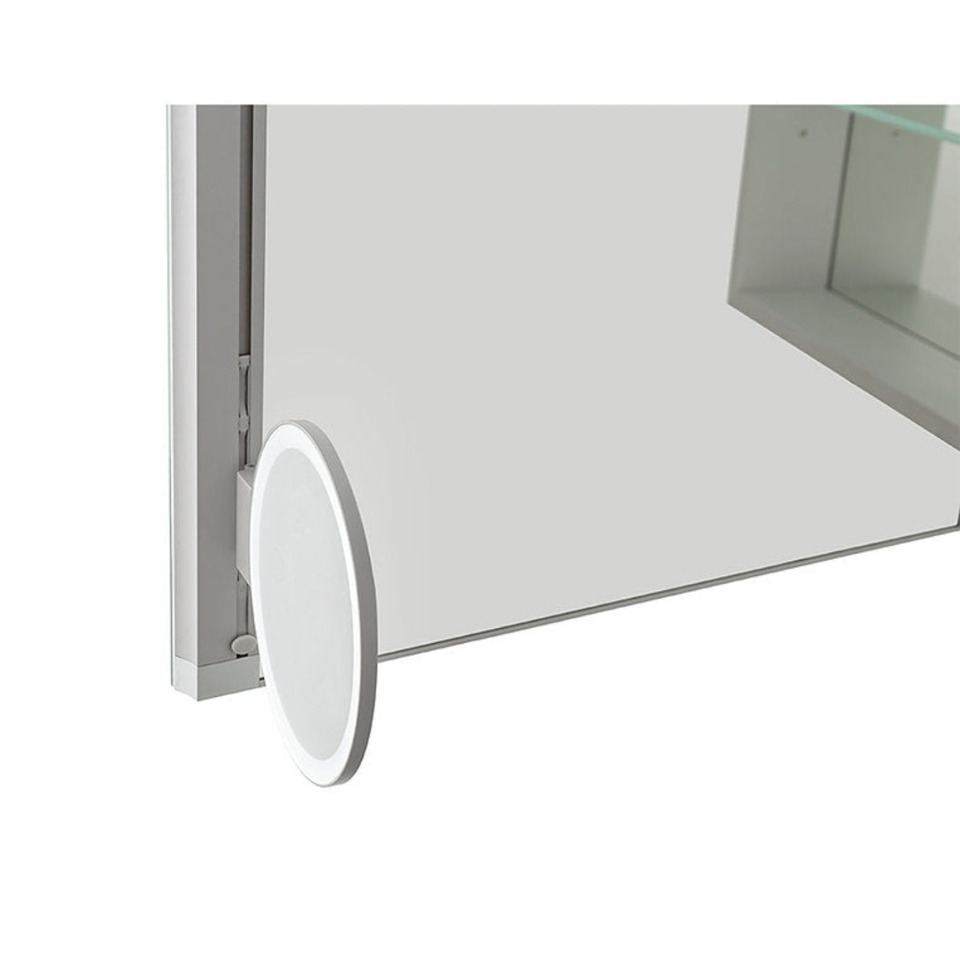 Aquadom Signature Royale 48" x 36" LED Lighted Medicine Cabinet With Defogger, Integrated LED 3X Magnifying Mirror and Electrical Outlet With USB - SR-4836-N