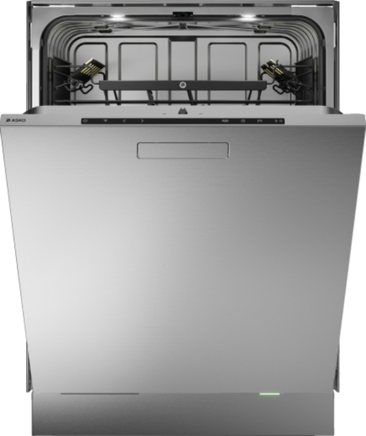Asko 60+ Series 24 Inch Stainless XXL Tub Dishwasher with Pocket Handle and Water Softener - DBI786IXXLSSOF