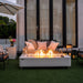 Athens Fire Table Outdoor Setup