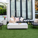 Athens Fire Table Outdoor Setup with Lid