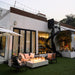Athens Fire Table Outdoor with Wind Screen