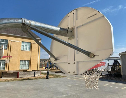 Bison  Fan-Shaped Backboard Retrofit Kit - Fan-Shaped Steel - BA495A3