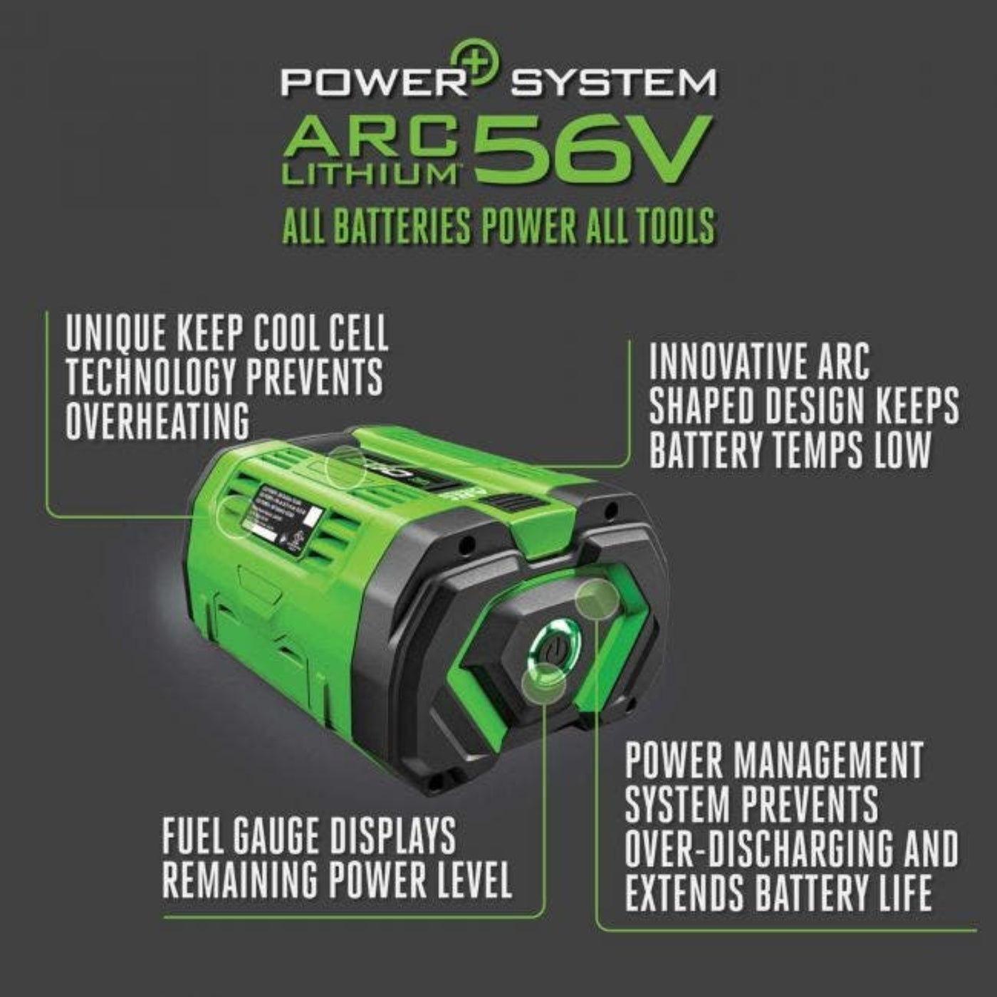 EGO Power+ 10Ah Battery - 6 PACK - BA5600T-6P