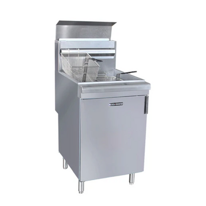 Adcraft BDGF-150/LPG Black Diamond 150K Gas Deep Fryer LPG - ACBDGF150LPG