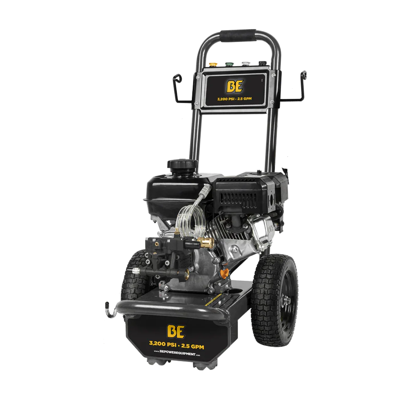 BE Power Equipment 3,200 PSI 2.5 GPM Cold Water Gas Pressure Washer - B327PX
