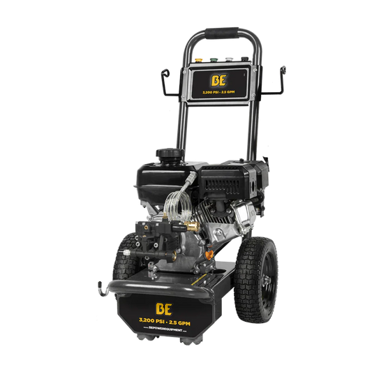 BE Power Equipment 3,800 PSI 2.5 GPM Cold Water Gas Pressure Washer - B3875PA