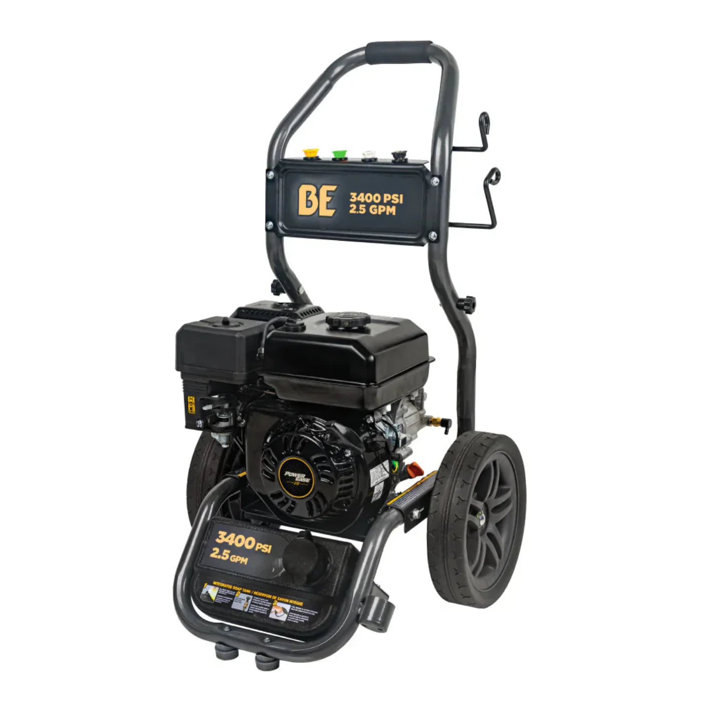 Be Power Equipment BE POWER 3,400 PSI 2.5 GPM Cold Water Gas Pressure Washer - BE3475PX