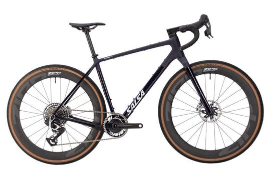 NEW Salsa Flyway C DLX RED XPLR AXS 13 Gravel / All-Road Bike - 700c, Carbon, Midnight, X-Small - 210000073865
