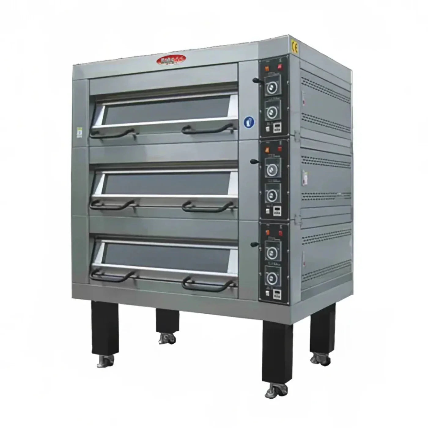 BakeMax  47" Four Deck Electric Oven, Accommodates (4) 18" X 26" Pans, 220/60/3 - BMSD004