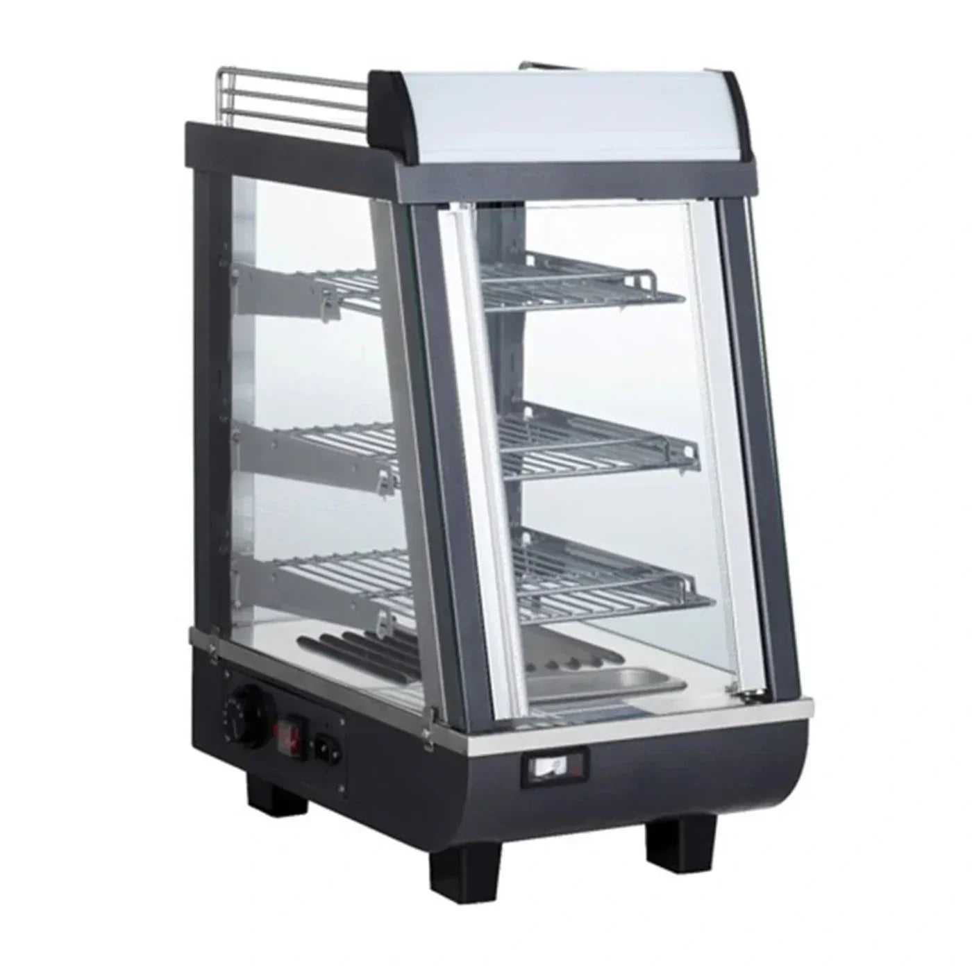 BakeMax  14" Titan Series Heated Warmer/Display Case, Countertop, 800 watts - BMTSC14