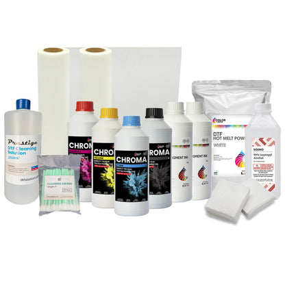 DTF Station Bundle with Chroma Inks - 17.7" Quick Glide Roll - BNDL-DTFS-SPLY-CPC-16R