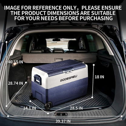 BODEGAcooler Portable Freezer 53qt/50L with Flexible Dual Zone T50