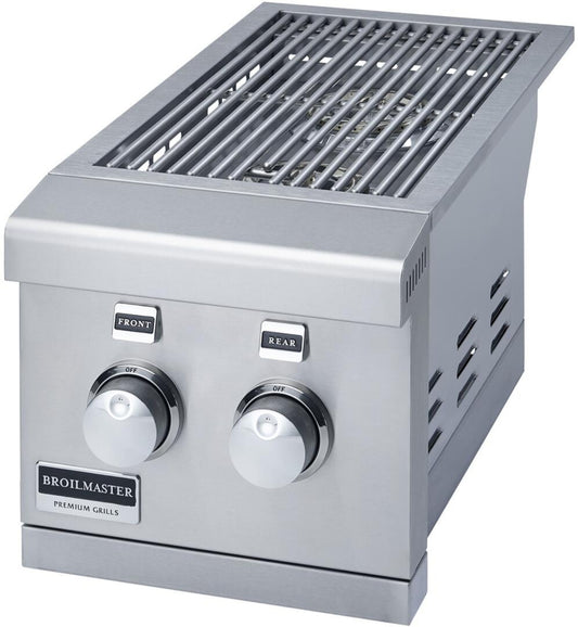 Broilmaster 12-Inch Slide-In Double Side Burner in Stainless Steel  - BSABF12N