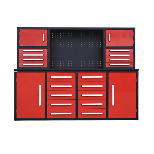 Chery Industrial [BARGAIN] 7' Garage Storage Cabinet with 18 Drawers - A_WW000203