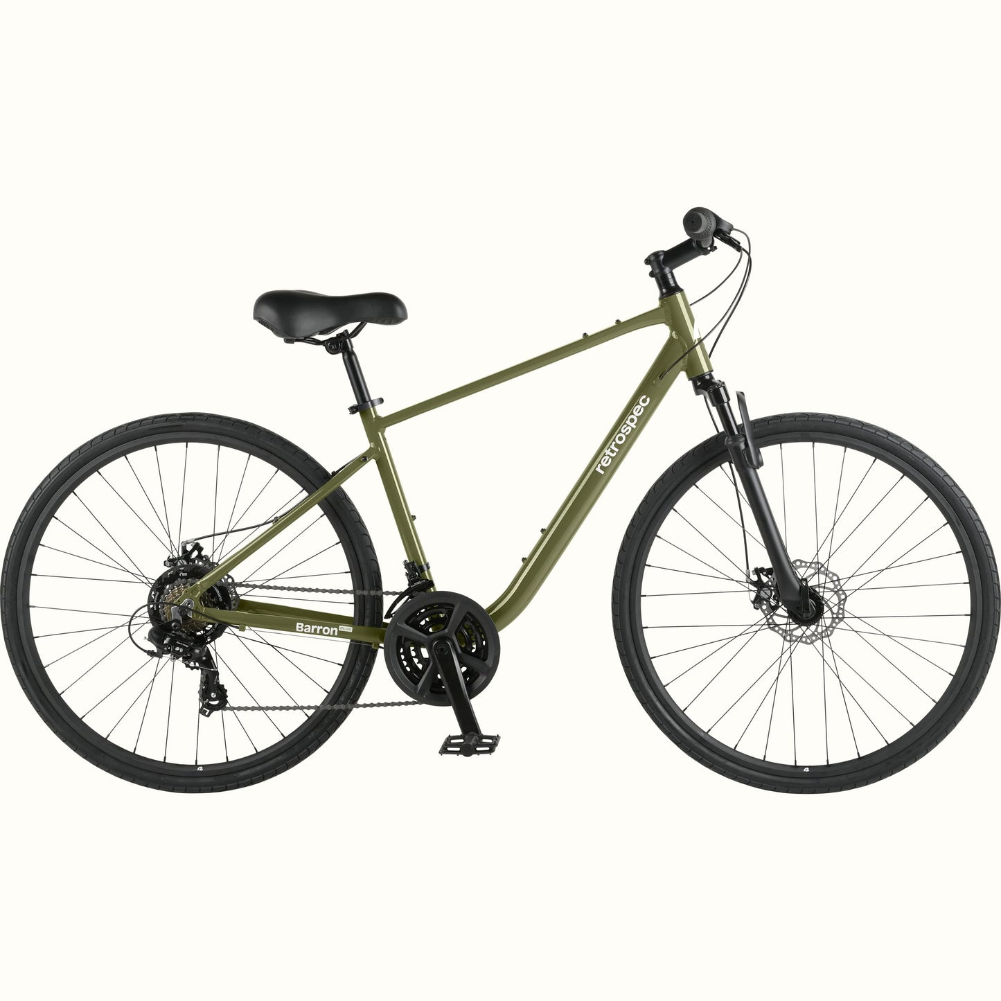 Retrospec Barron Plus Comfort Hybrid Bike - 21 Speed - 6059