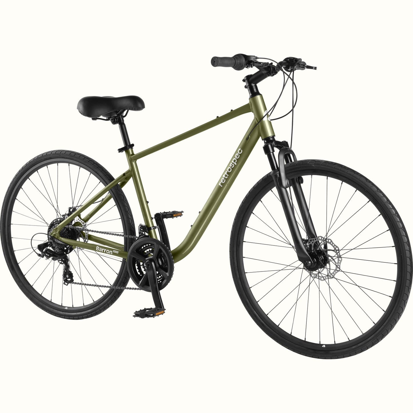 Retrospec Barron Plus Comfort Hybrid Bike - 21 Speed - 6059