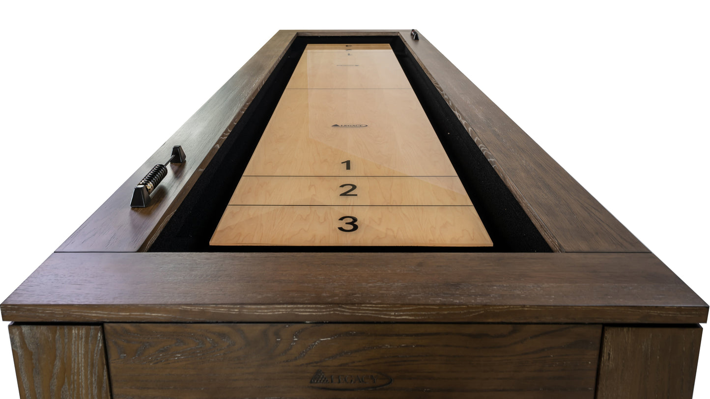 Legacy Billiards Baylor 9 Ft Shuffleboard - Rustic Series - 106707