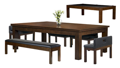 Legacy Billiards Baylor 7 Ft Pool Table Dining Collection - Modern Series - 109062