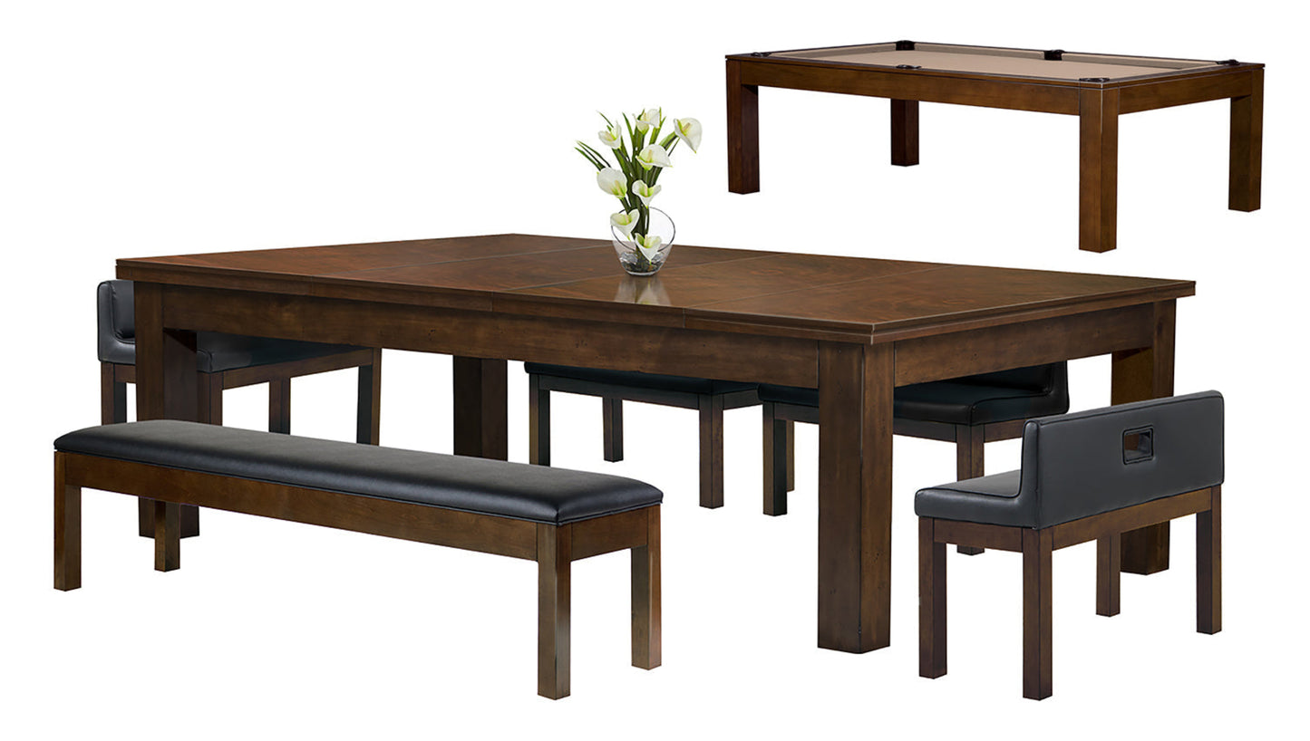 Legacy Billiards Baylor 8 Ft Pool Table Dining Collection - Modern Series - 109061