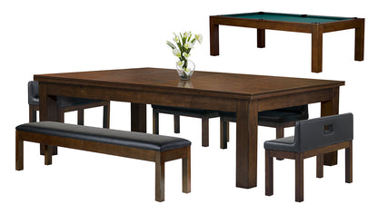 Legacy Billiards Baylor 7 Ft Pool Table Dining Collection - Modern Series - 109062